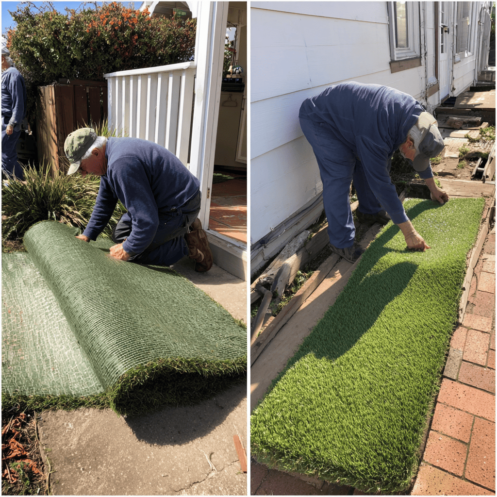 Affordable synthetic lawns