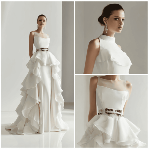 structured wedding dress